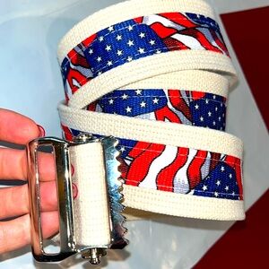 Posey USA FLAG Transfer Gait BELT American Medical Belt Strap 61”long 2”wide NEW